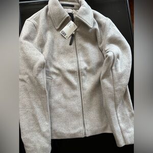 H&M Light Gray Zip-Up Jacket